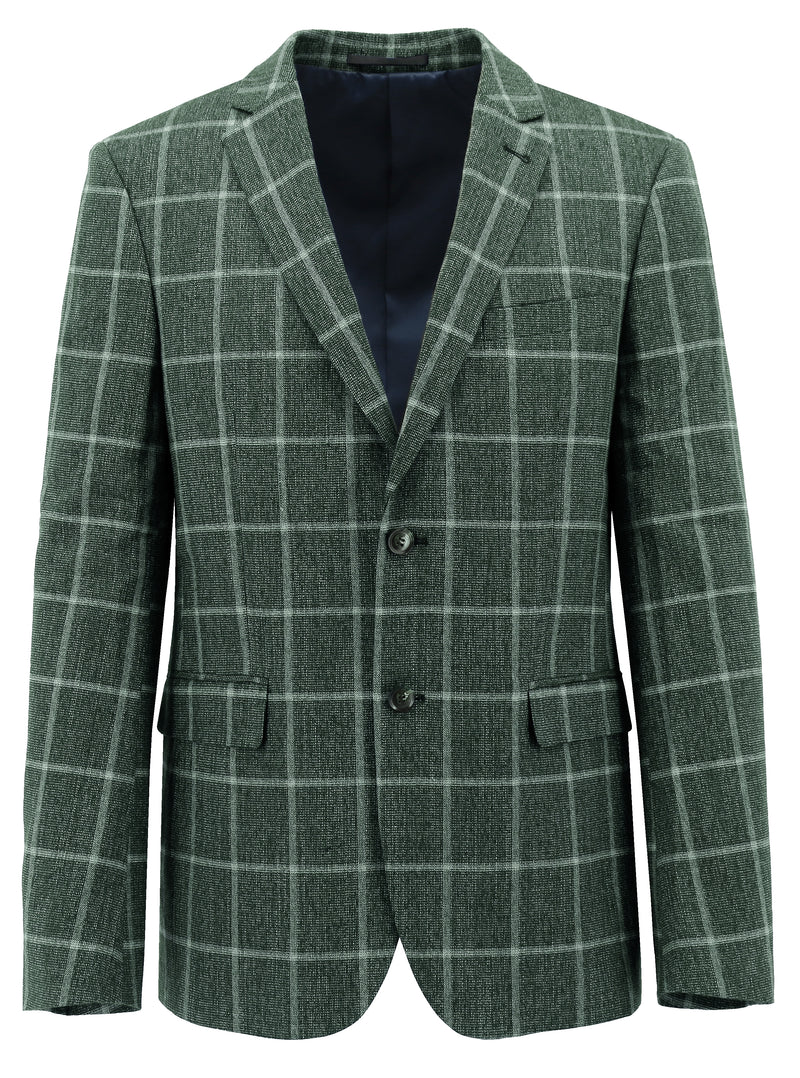 Jasper Green Checked Sport Jacket Boston Fine Tailoring