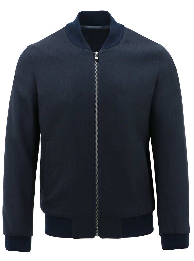 Kristian Navy Bomber Jacket Boston Fine Tailoring