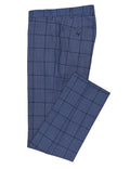 Parker Edward Navy Checked Suit