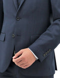Michel 101 Blue Wool Suit Jacket